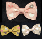 HEART PRINT BOWS  (roughly 2in) - Lil Monkey Boutique