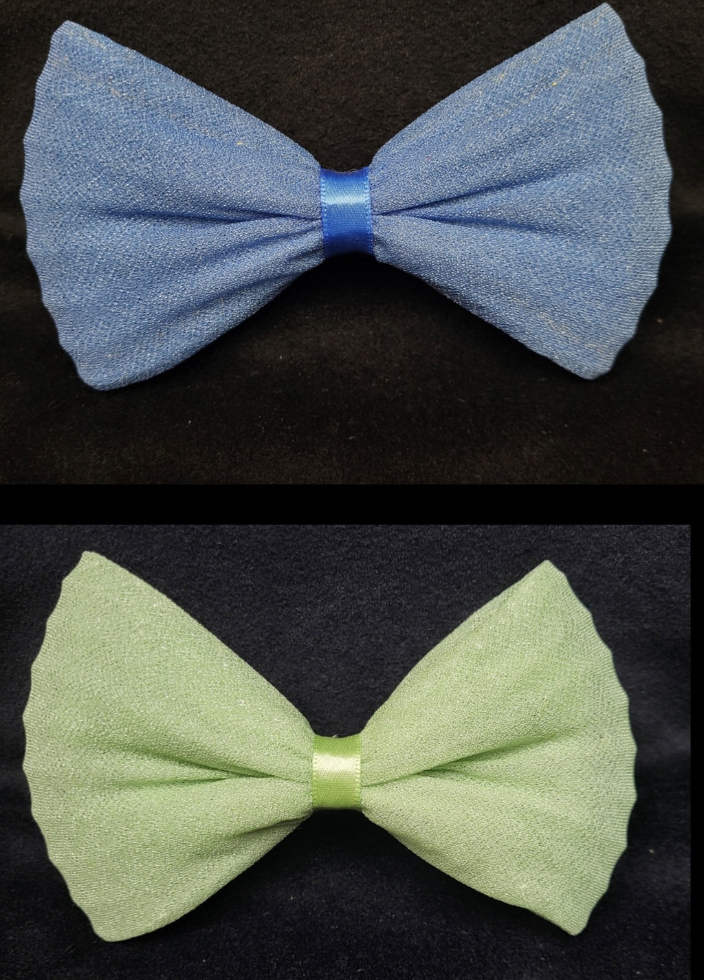 SOLID COLOR MESH BOW  (Roughly 5” in length) - Lil Monkey Boutique