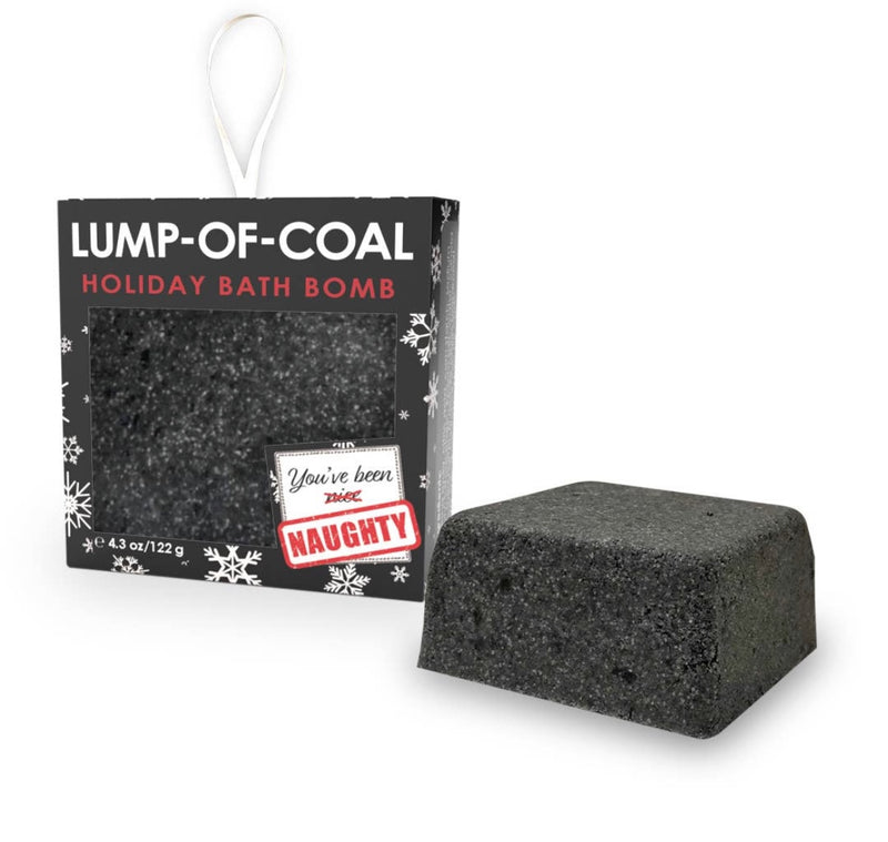 CHRISTMAS LUMP OF COAL BATH BOMB PERFECT FOR A STOCKING STUFFER! - Lil Monkey Boutique