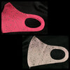 PINK BLING THIN POLY MASKS - Lil Monkey Boutique