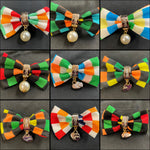 CHECKERED BOW (ROUGHLY 3”) - Lil Monkey Boutique