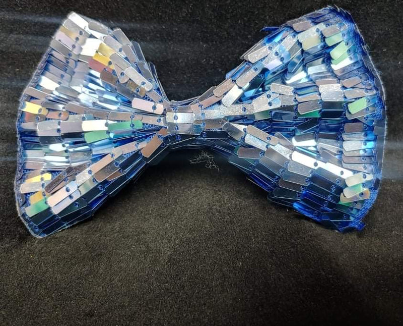 SPARKLY BOW TIE BOWS (ROUGHLY 4") - Lil Monkey Boutique