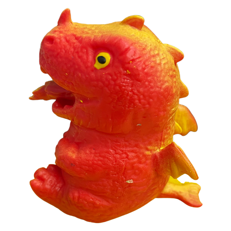 DINOSAUR STRESS RELIEF SQUEEZE ACCESSORY THAT LIGHTS UP (ROUGHLY 3") - Lil Monkey Boutique