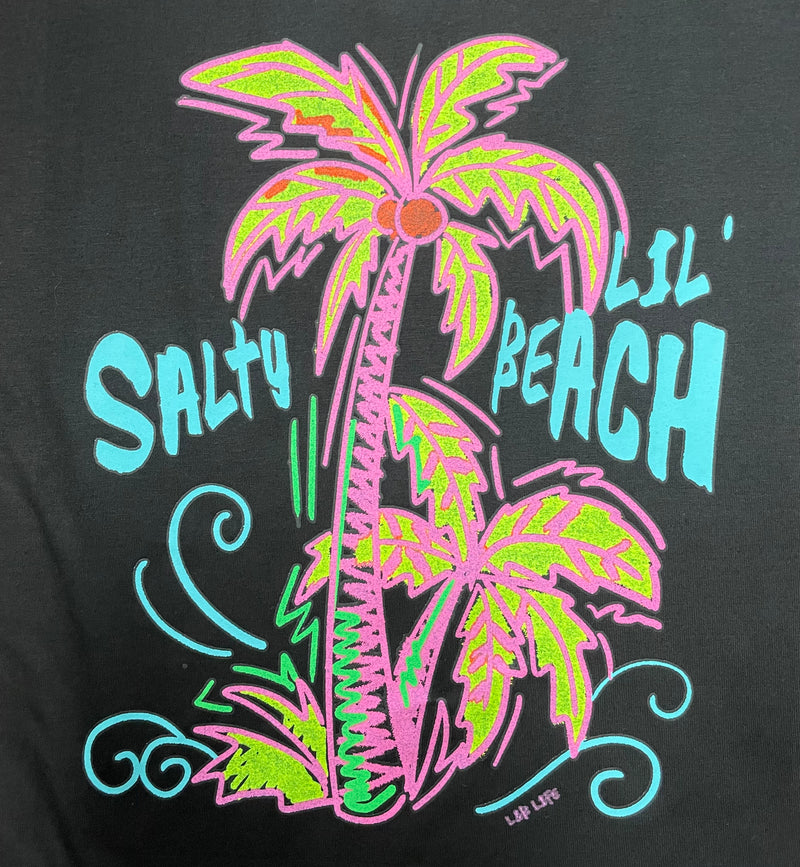 Salty Lil Beach Custom T-Shirt - Lil Monkey Boutique