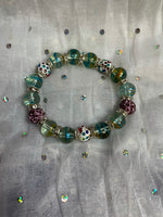 MULTICOLOR BEADED BRACELETS WITH BLING - Lil Monkey Boutique
