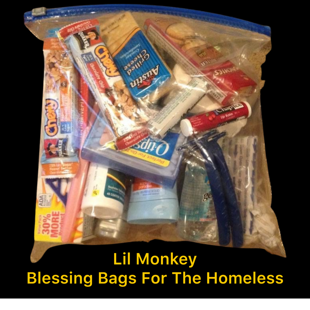 BLESSING BAGS FOR THE HOMELESS - Lil Monkey Boutique