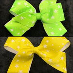 STAR BOW (approximately 5”) - Lil Monkey Boutique