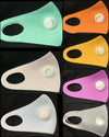 SOLID COLOR THICKER POLY MASKS WITH WHITE FILTERS - Lil Monkey Boutique
