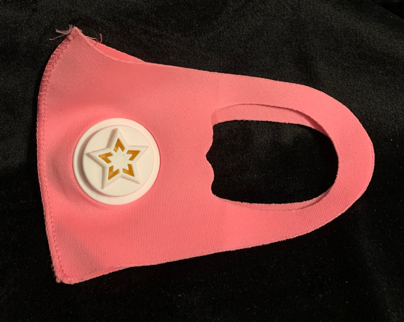KIDS SOLID COLOR THIN POLY WITH STAR FILTERS MASKS - Lil Monkey Boutique