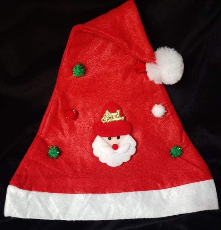 CHRISTMAS SANTA SNOWFLAKES STARS REINDEER OR SNOWMEN HATS - Lil Monkey Boutique