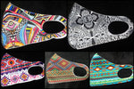AZTEC PRINT THIN POLY MASKS IN 5 STYLES - Lil Monkey Boutique