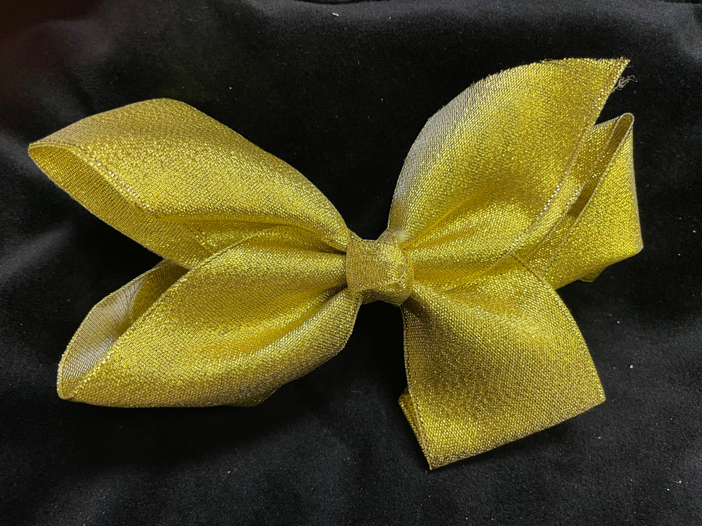 BIG GOLD BOW (roughly 7in) - Lil Monkey Boutique