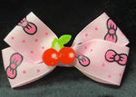 CHERRIES WATERMELON OR PINEAPPLE CENTER BOWS (ROUGHLY 3") - Lil Monkey Boutique
