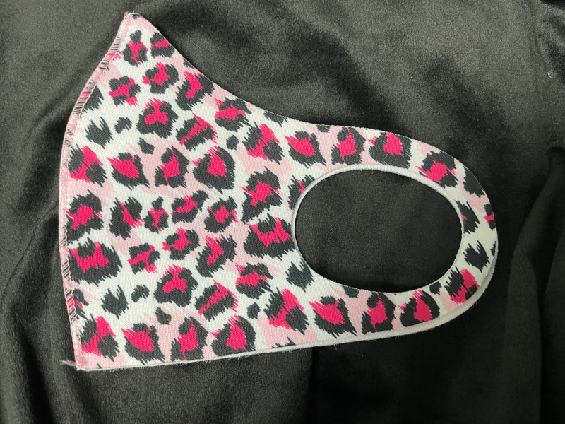 PINK LEOPARD THEME THICKER POLY MASKS - Lil Monkey Boutique
