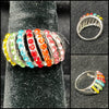 MULTI COLORED BLING RING - Lil Monkey Boutique