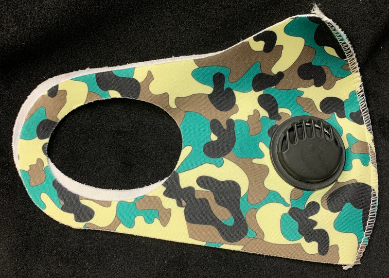 CAMO THINNER POLY MASKS WITH FILTERS - Lil Monkey Boutique