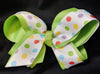 MULTI COLOR POLKA DOT BOWS (roughly 5in) - Lil Monkey Boutique