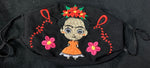 MEXICAN GIRL CLOTH MASKS WITH ADJUSTABLE STRAPS - Lil Monkey Boutique