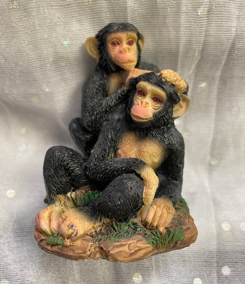 MONKEY FIGURINES ROUGHLY 3.5" IN HEIGHT - Lil Monkey Boutique
