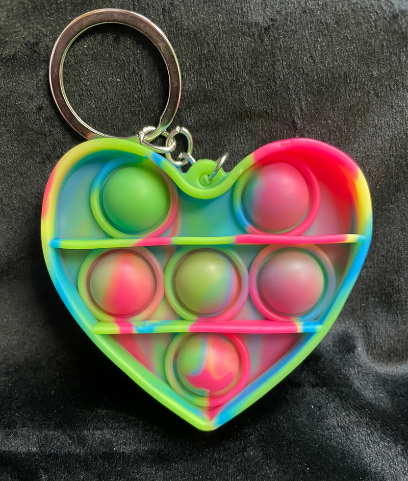 HEARTS TOY KEYCHAINS - Lil Monkey Boutique