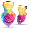 TYE DYE NECK GAITERS WITH EAR LOOPS THAT YOU CAN USE, OR WEAR WITHOUT USING - Lil Monkey Boutique