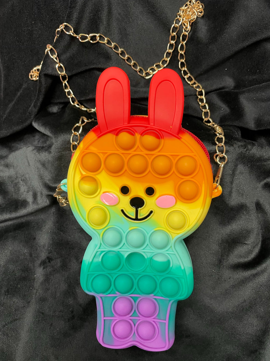 TOY BUNNY PURSE (ROUGHLY 7.5" X 4" X 1" WIDTH) - Lil Monkey Boutique