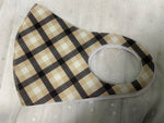 PLAID THICKER POLY MASKS IN 5 PRINTS - Lil Monkey Boutique