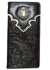 MENS WESTERN WALLET WITH MOTHER MARY CONCHO OR UNISEX CHECK BOOK WALLET - Lil Monkey Boutique