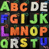 SOLID COLOR ALPHABET TOY KEYCHAINS - Lil Monkey Boutique