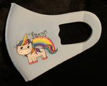 KIDS UNICORN PRINT THICKER POLY WITH FILTER MASKS - Lil Monkey Boutique