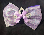 BOWS W/ CROWN CENTER (roughly 5in) - Lil Monkey Boutique