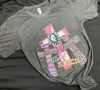 HE IS RISEN WITH 3 CROSSES CUSTOM TSHIRT IN 2 COLORS - Lil Monkey Boutique