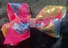 IRIDESCENT SEQUINS BOWS (ROUGHLY 4") - Lil Monkey Boutique