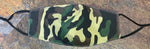 CAMO CLOTH MASKS. SOME HAVE ADJUSTABLE STRAPS, SOME DO NOT - Lil Monkey Boutique
