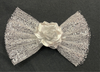 SPARKLE ROSE BOW (roughly 6in) - Lil Monkey Boutique