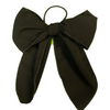 PONYTAIL CLOTH BOW WITH TAILS - Lil Monkey Boutique
