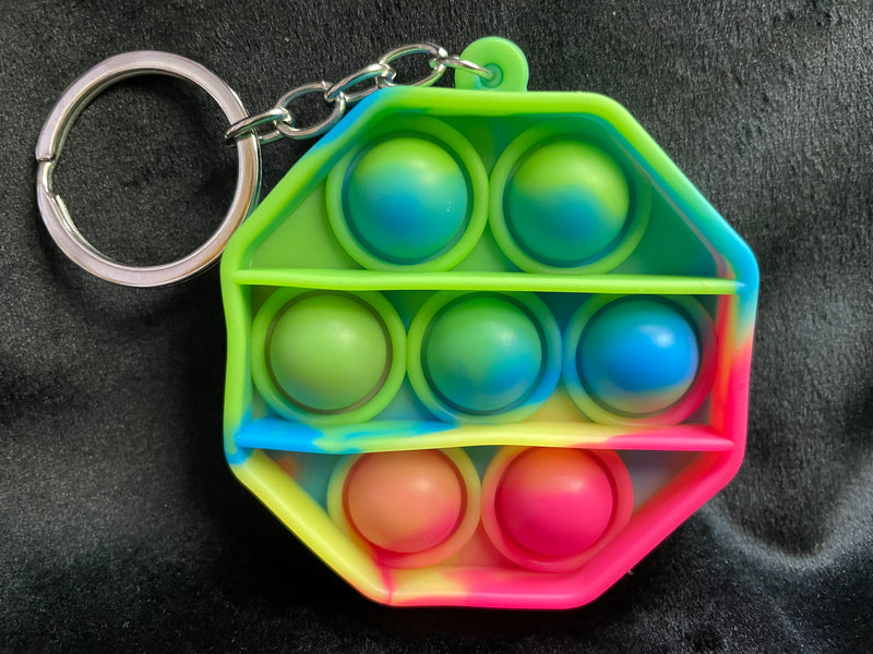 OCTAGON TOY KEYCHAINS - Lil Monkey Boutique