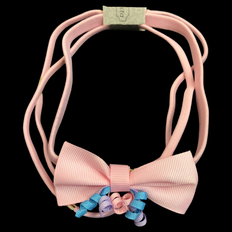 MULTI HEADBAND WITH BOW - Lil Monkey Boutique