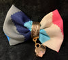 SMALL AZTEC PATTERN CLOTH BOW (roughly 3in) - Lil Monkey Boutique