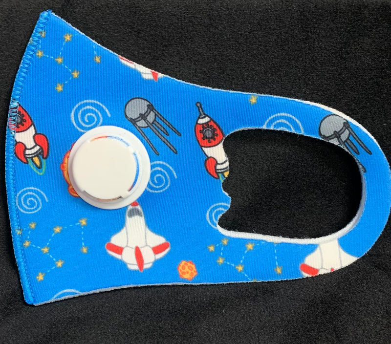 KIDS AIRCRAFT PRINT THICKER POLY WITH FILTERS MASKS ONLY $2.00 EACH!! - Lil Monkey Boutique
